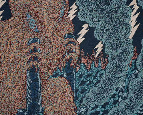 Brain Dead x Godzilla Hedorah Meal Time Blanket - Multi 2