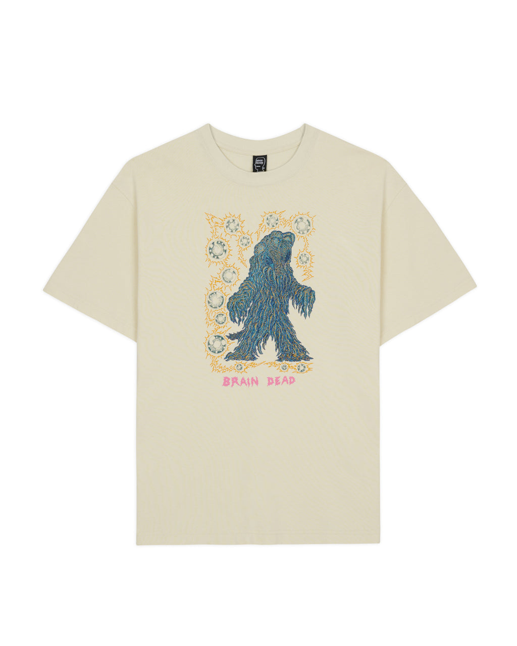 Brain Dead x Godzilla Hedorah T-shirt - Natural