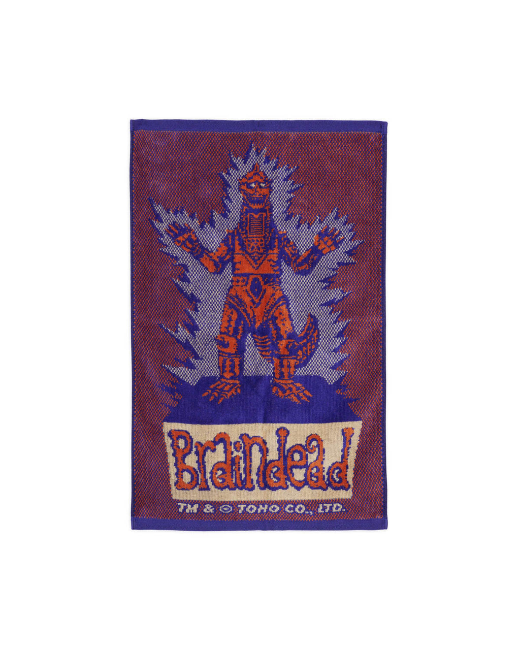 Brain Dead x Godzilla Mechagodzilla Hand Towel - Brown