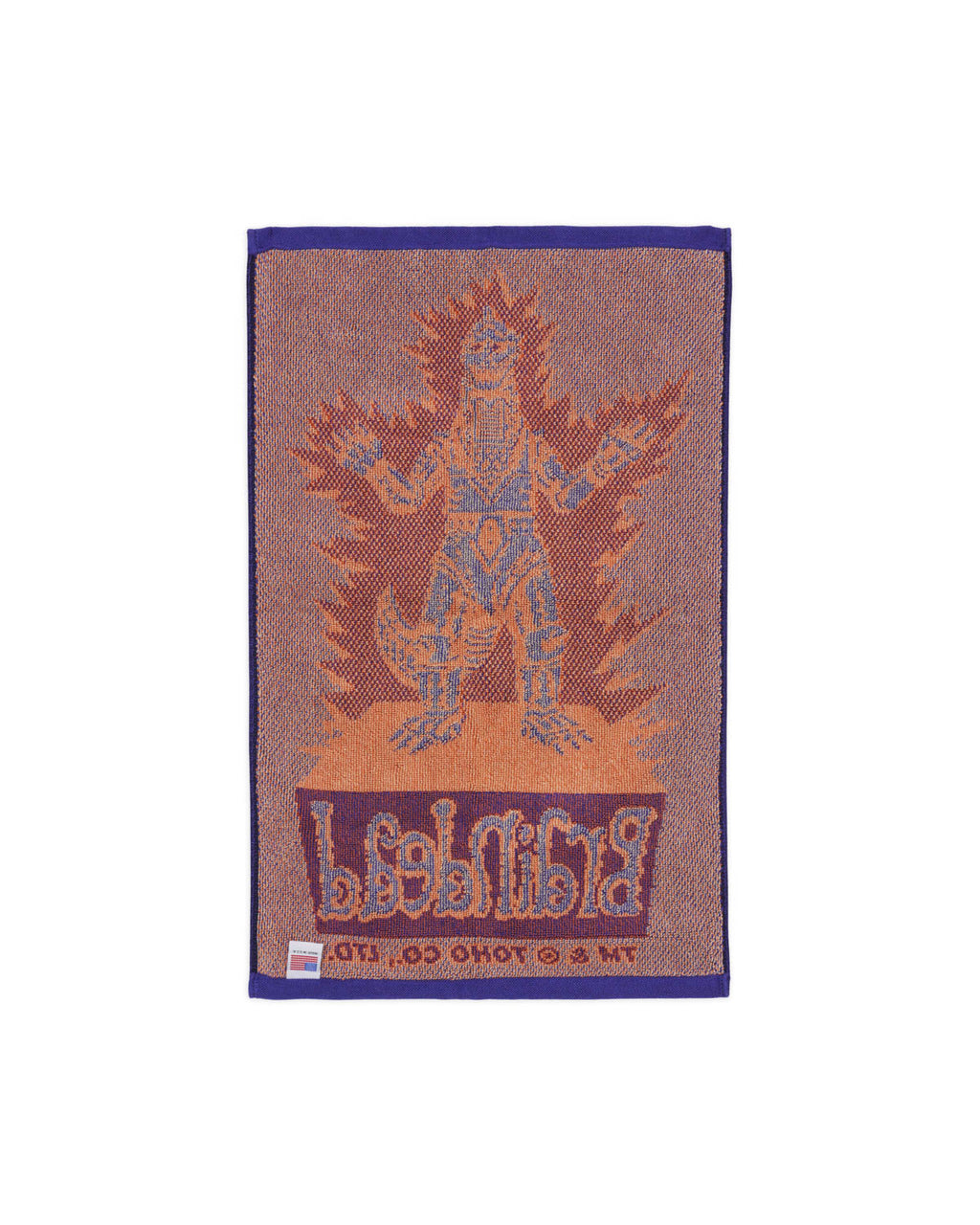 Brain Dead x Godzilla Mechagodzilla Hand Towel - Brown 3