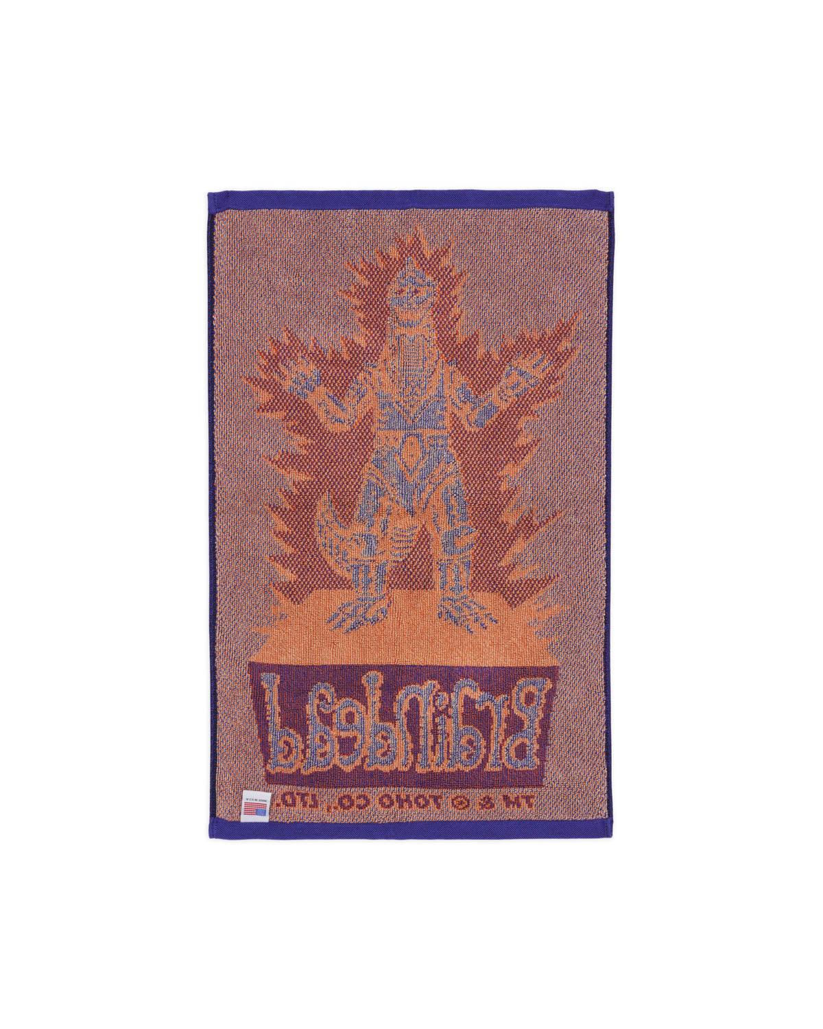 Brain Dead x Godzilla Mechagodzilla Hand Towel - Brown 3
