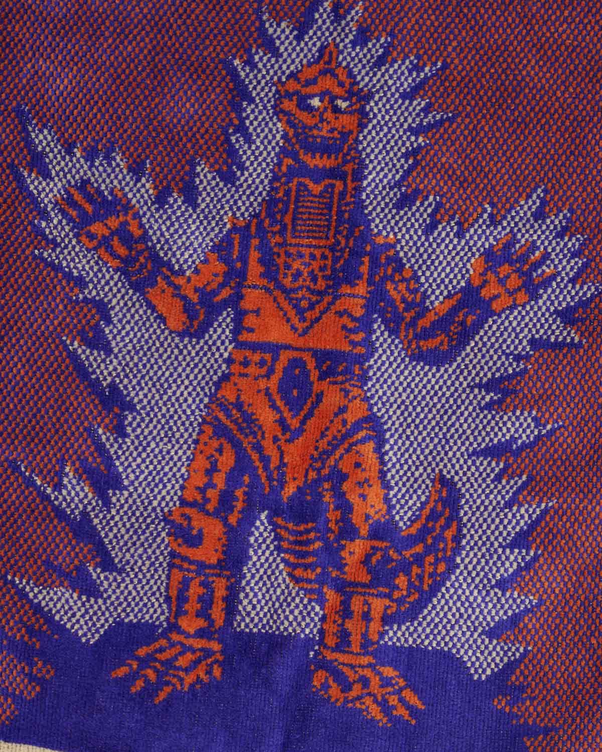 Brain Dead x Godzilla Mechagodzilla Hand Towel - Brown 2