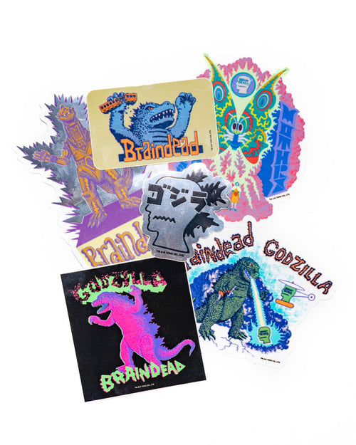 Brain Dead x Godzilla Sticker Pack - Multi 2