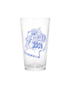 Brain Dead x Godzilla Total Destruction Pint Glass - Clear