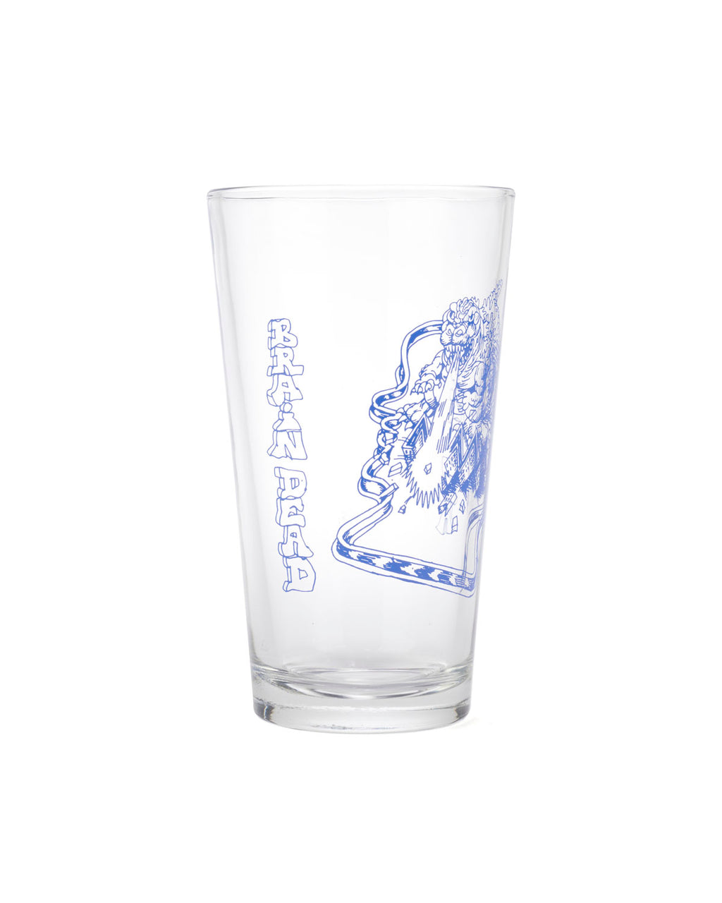 Brain Dead x Godzilla Total Destruction Pint Glass - Clear 2