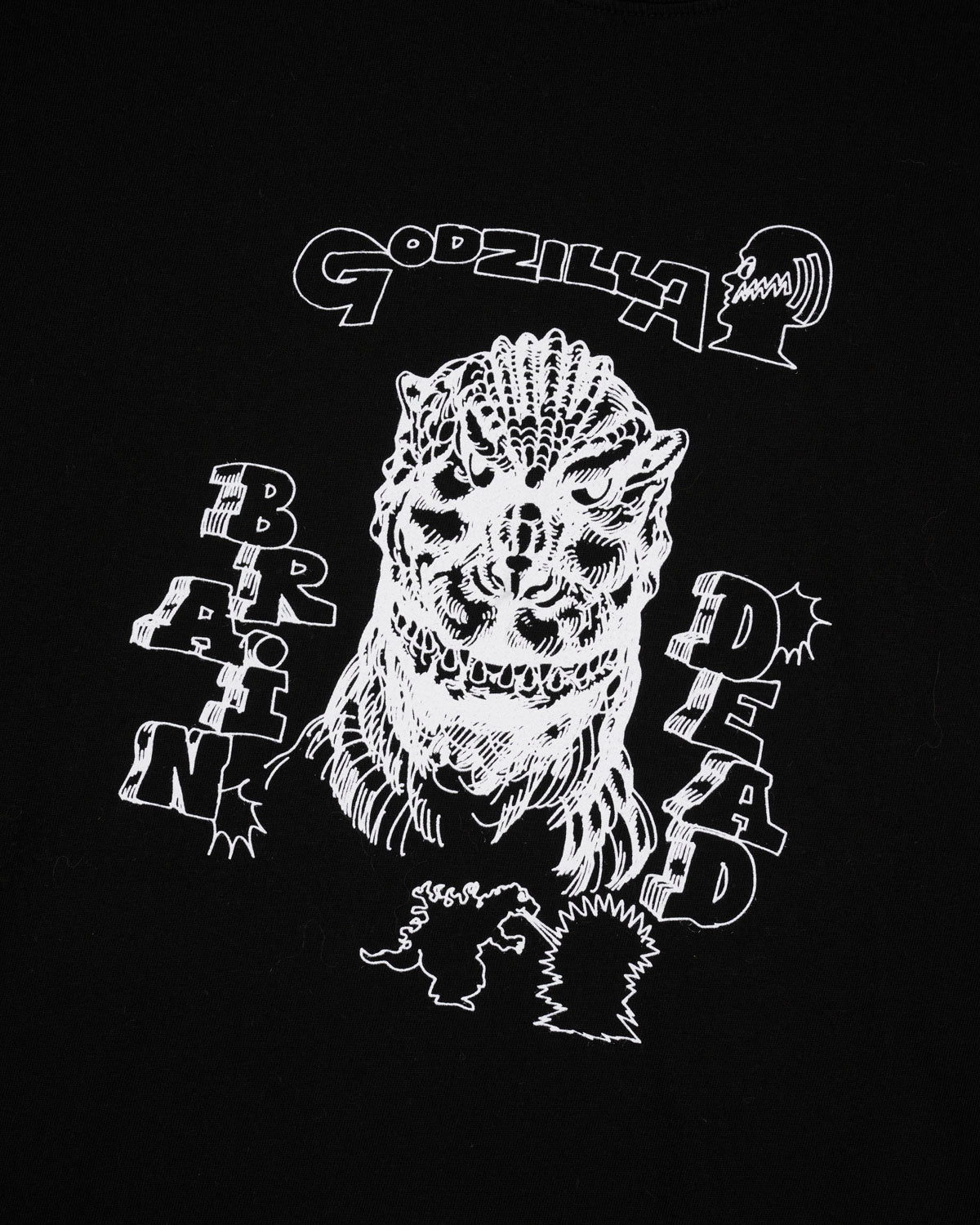 Brain Dead x Godzilla Total Destruction T-shirt - Black 2