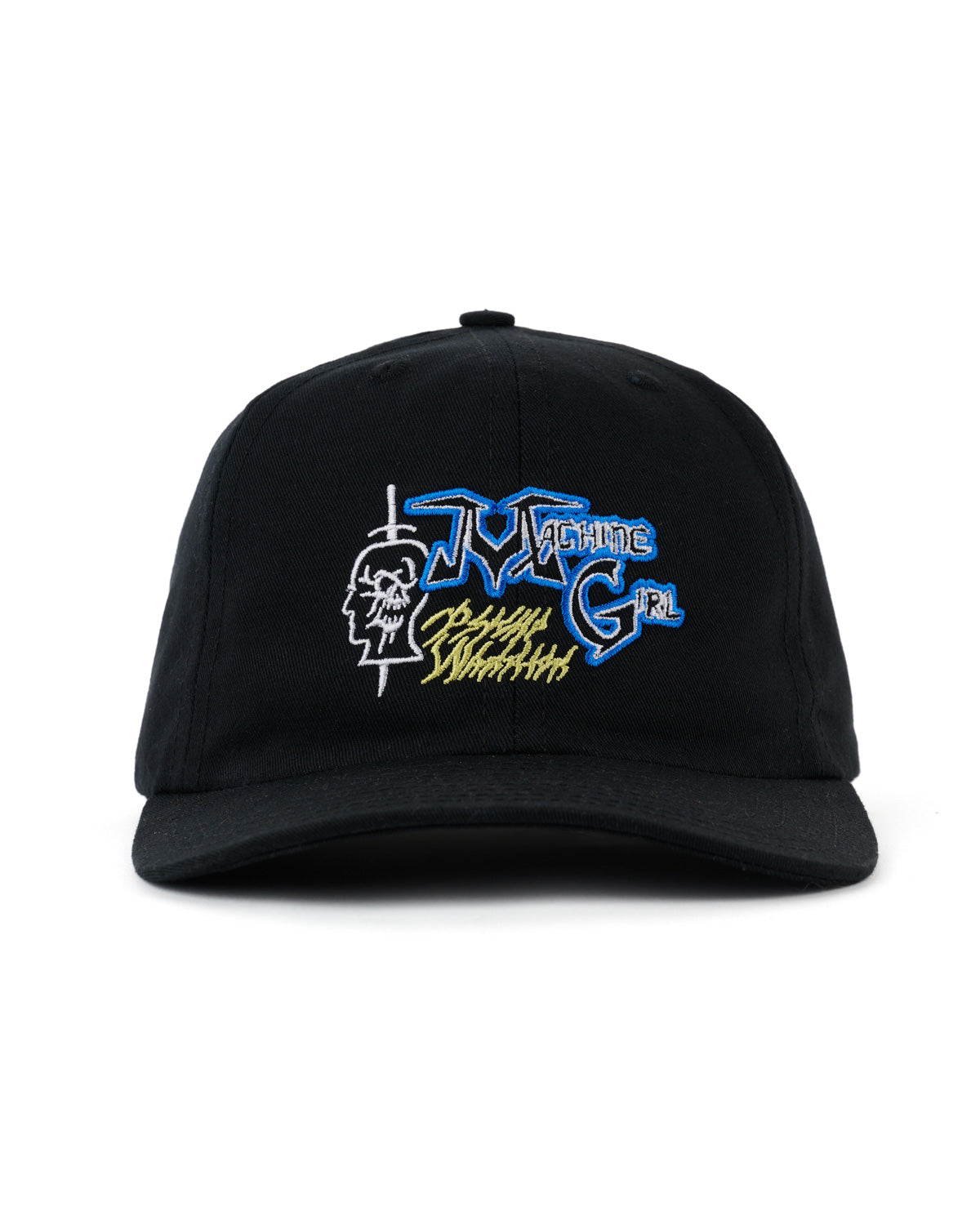 Brain Dead x Machine Girl 6 Panel Hat - Black 1