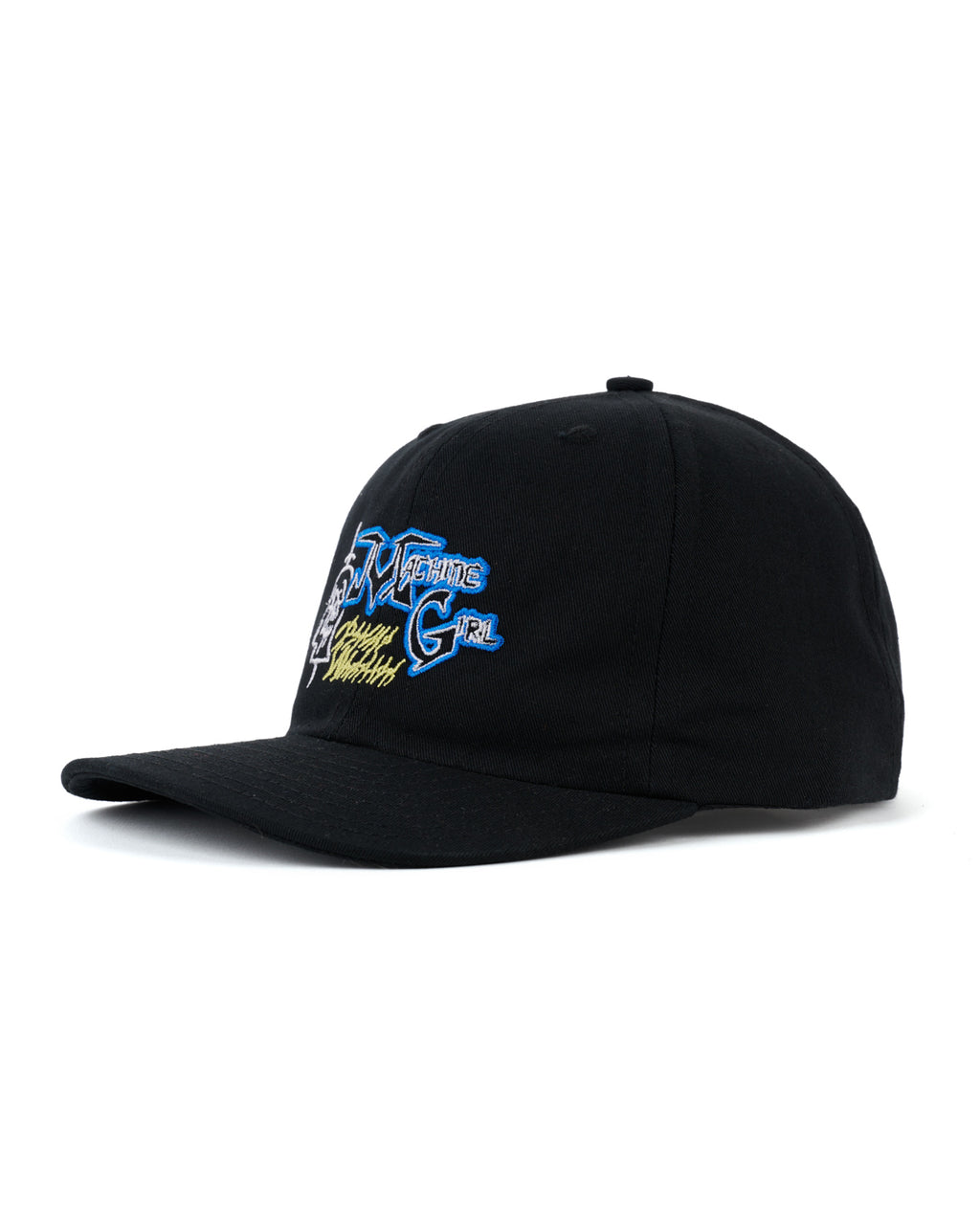 Brain Dead x Machine Girl 6 Panel Hat - Black 2
