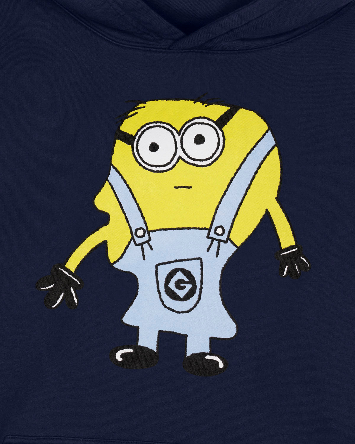 Brain Dead x Universal Parks Minions Logohead Hoodie - Navy