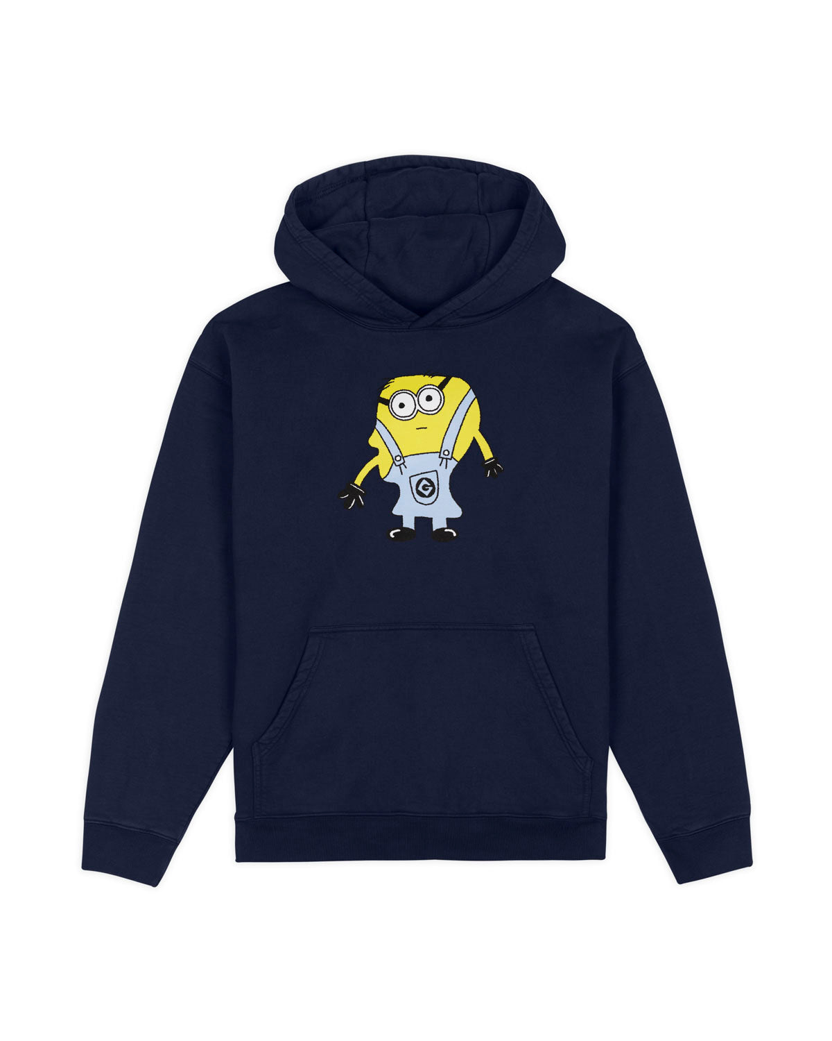 Brain Dead x Universal Parks Minions Logohead Hoodie - Navy