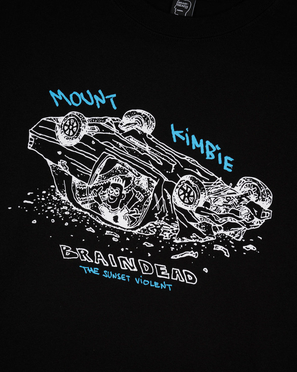 Brain Dead x Mount Kimbie The Sunset Violent Long Sleeve T-shirt - Black 2