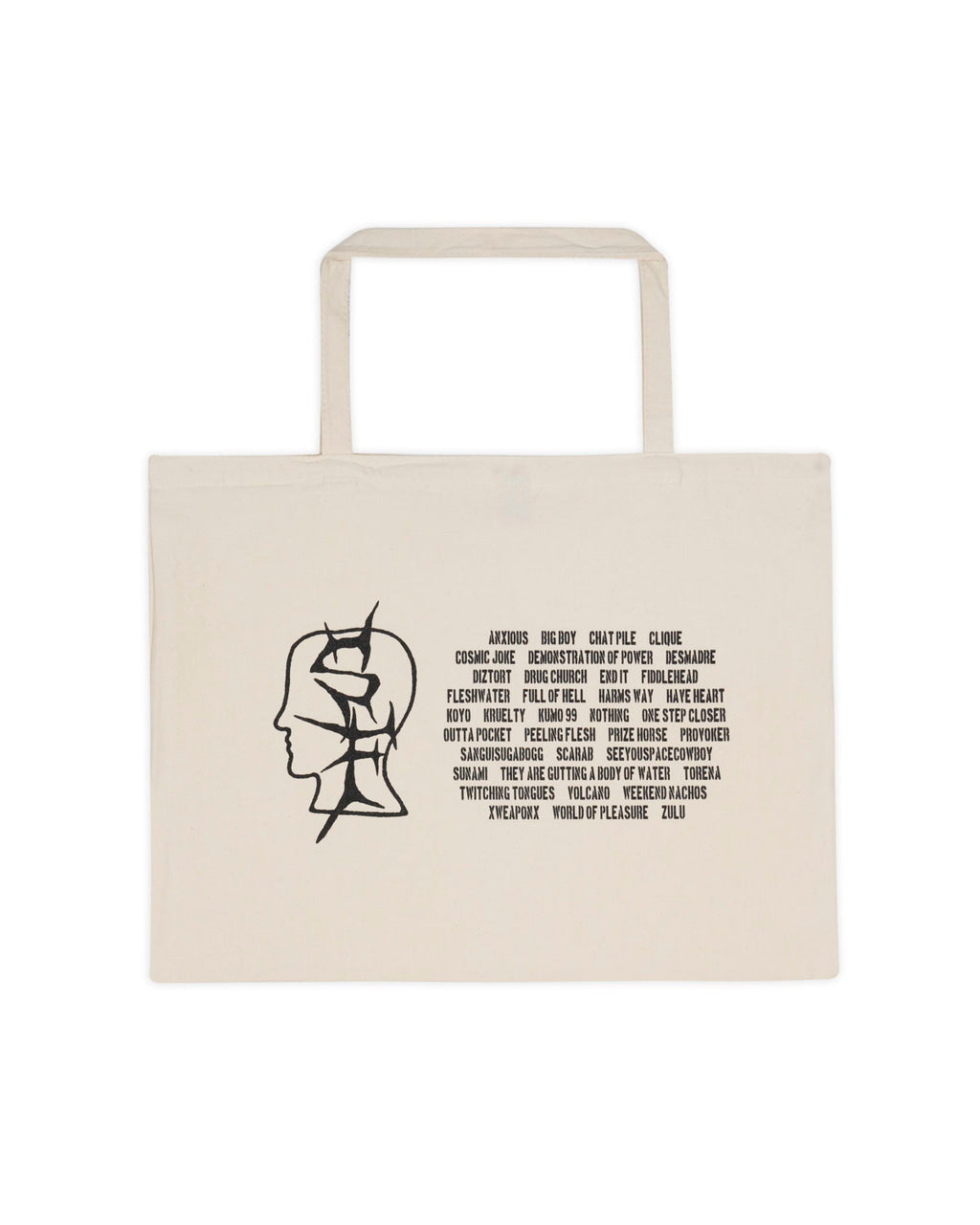 Brain Dead x Sound & Fury Lineup Tote Bag - Natural 2