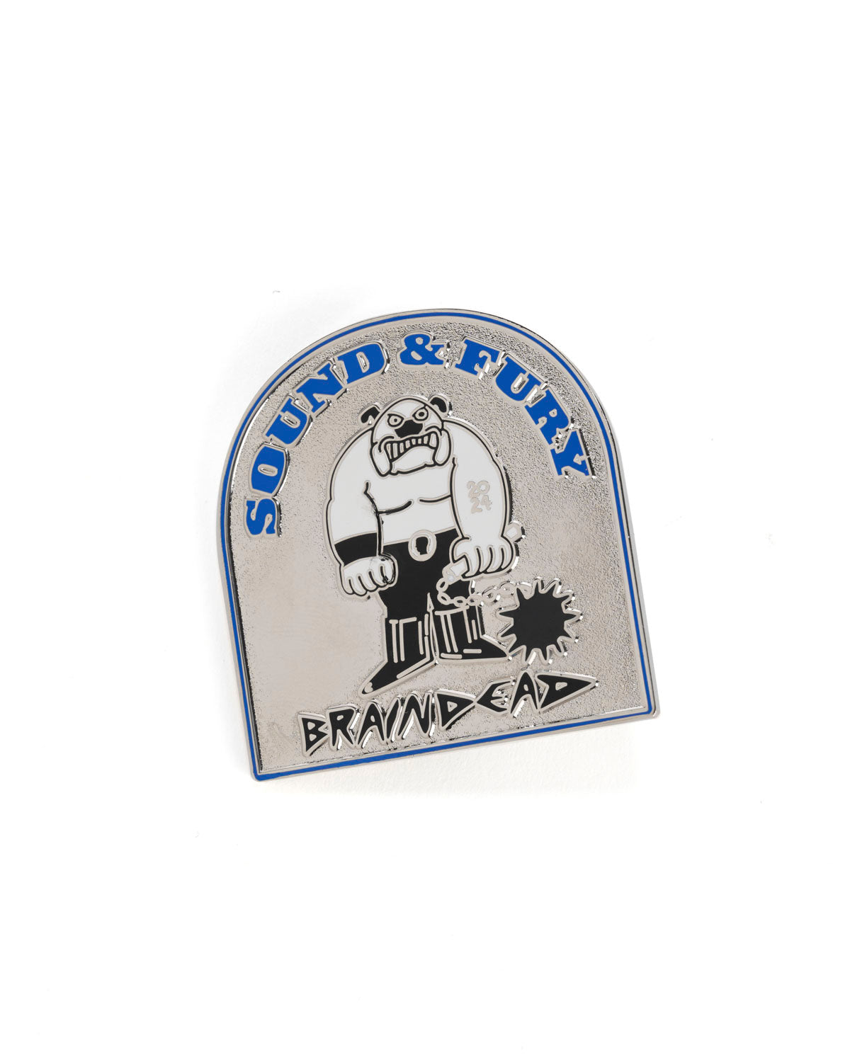 Brain Dead x Sound & Fury Pin - Silver 1