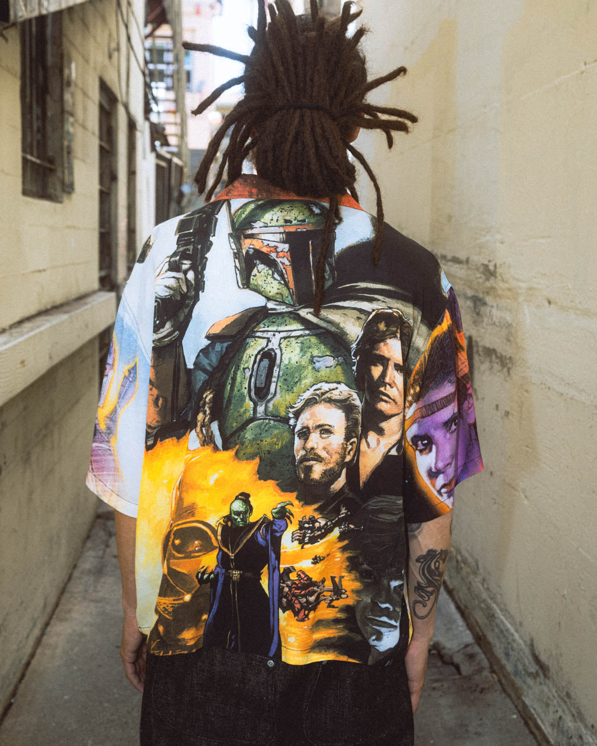 Brain Dead x Star Wars Shadows Of The Empire Rayon Shirt - Multi