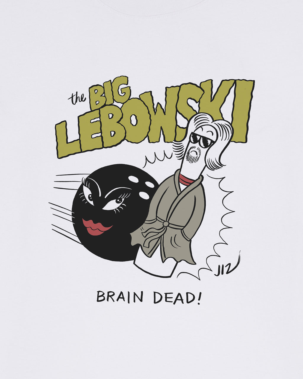 Brain Dead x The Big Lebowski Bathroom Break T-shirt - Natural 2