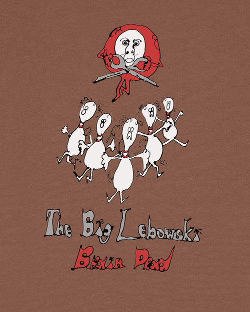 Brain Dead x The Big Lebowski Strike T-shirt - Brown 2