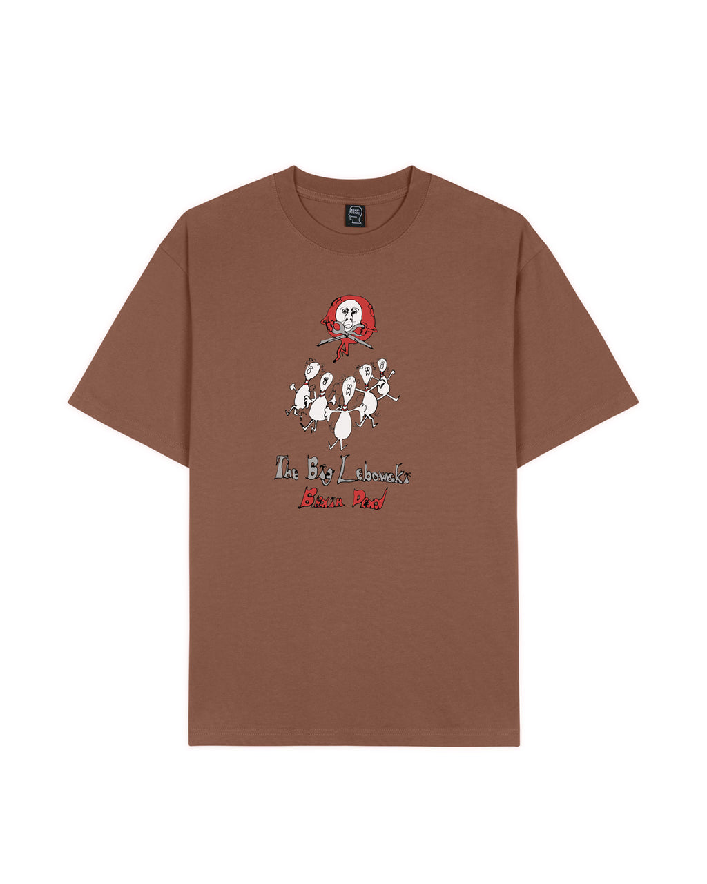 Brain Dead x The Big Lebowski Strike T-shirt - Brown 1