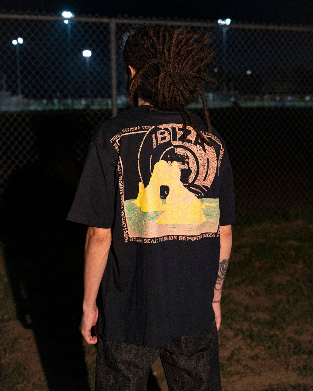 Brain Dead x UD Ibiza Coast T-Shirt - Black 2