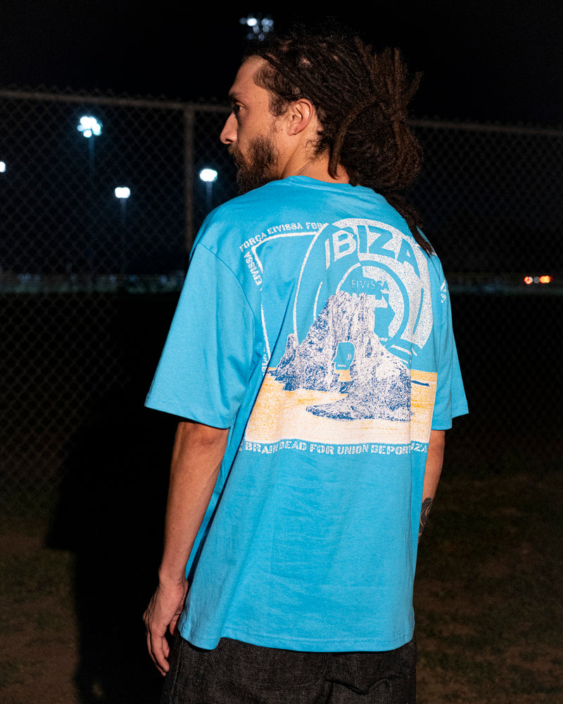 Brain Dead x UD Ibiza Coast T-Shirt - Light Blue 2