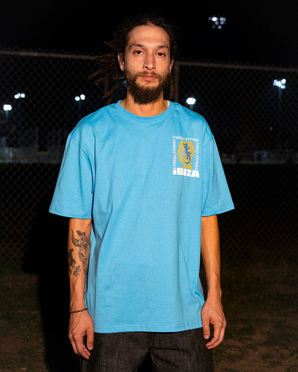 Brain Dead x UD Ibiza Coast T-Shirt - Light Blue 4
