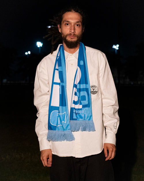 Brain Dead x UD Ibiza Wave Scarf - Blue Multi 2
