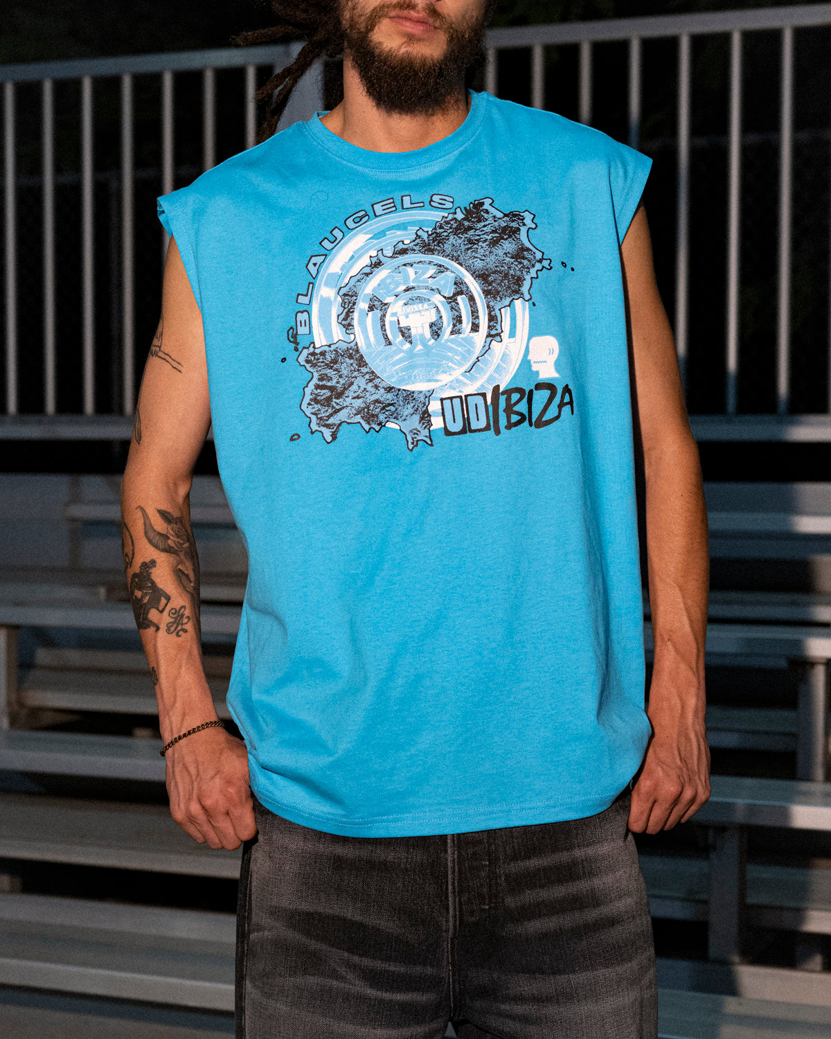 Brain Dead x UD Ibiza Tank Top - Blue 2