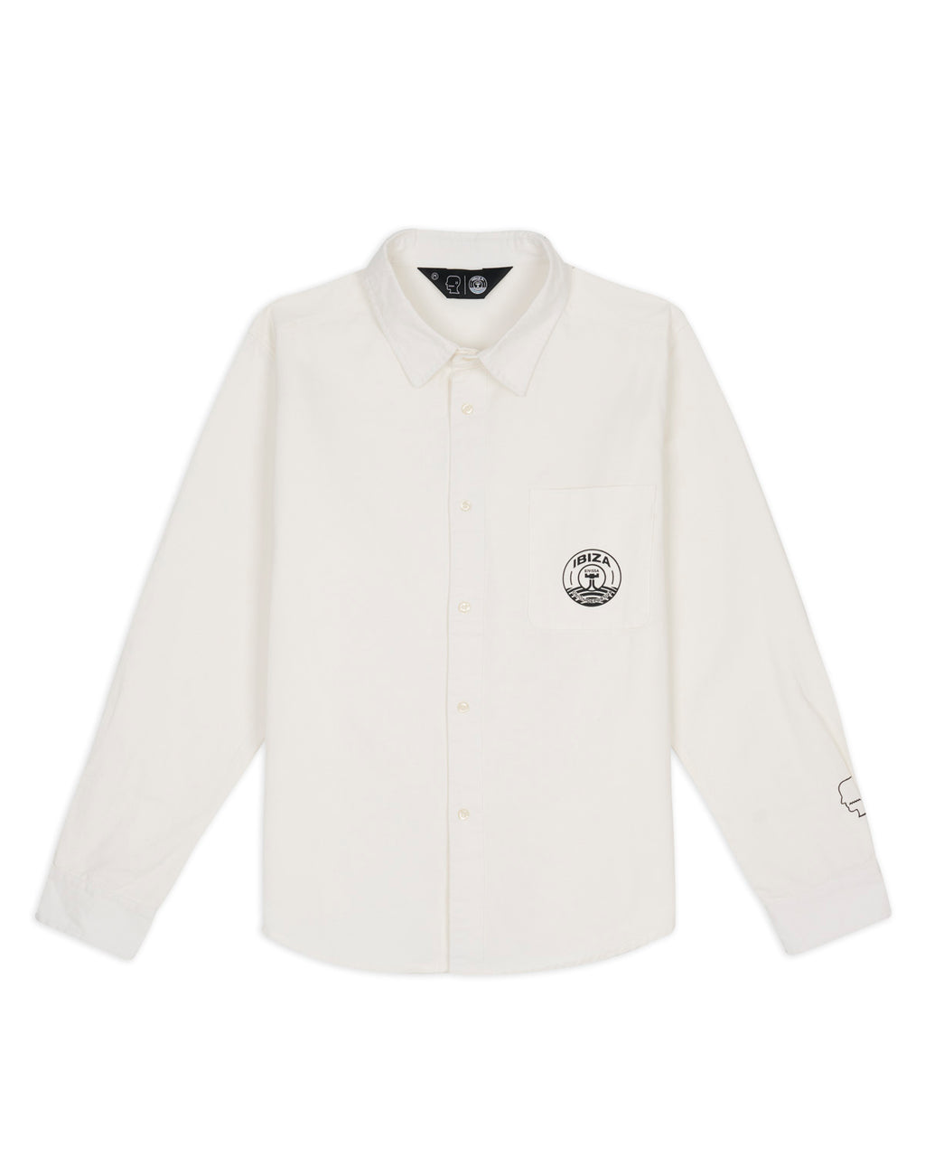 Brain Dead x UD Ibiza Travel Button Up Shirt - White
