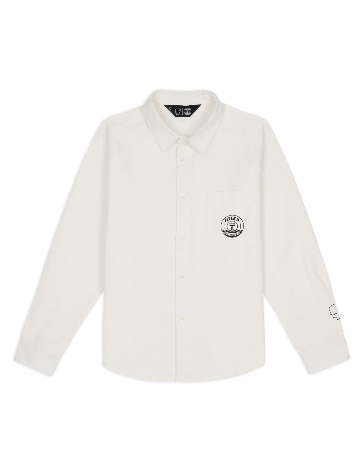 Brain Dead x UDI Travel Button Up Shirt - White 1