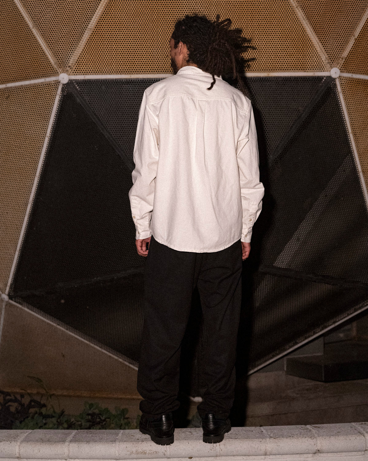 Brain Dead x UD Ibiza Travel Button Up Shirt - White 6