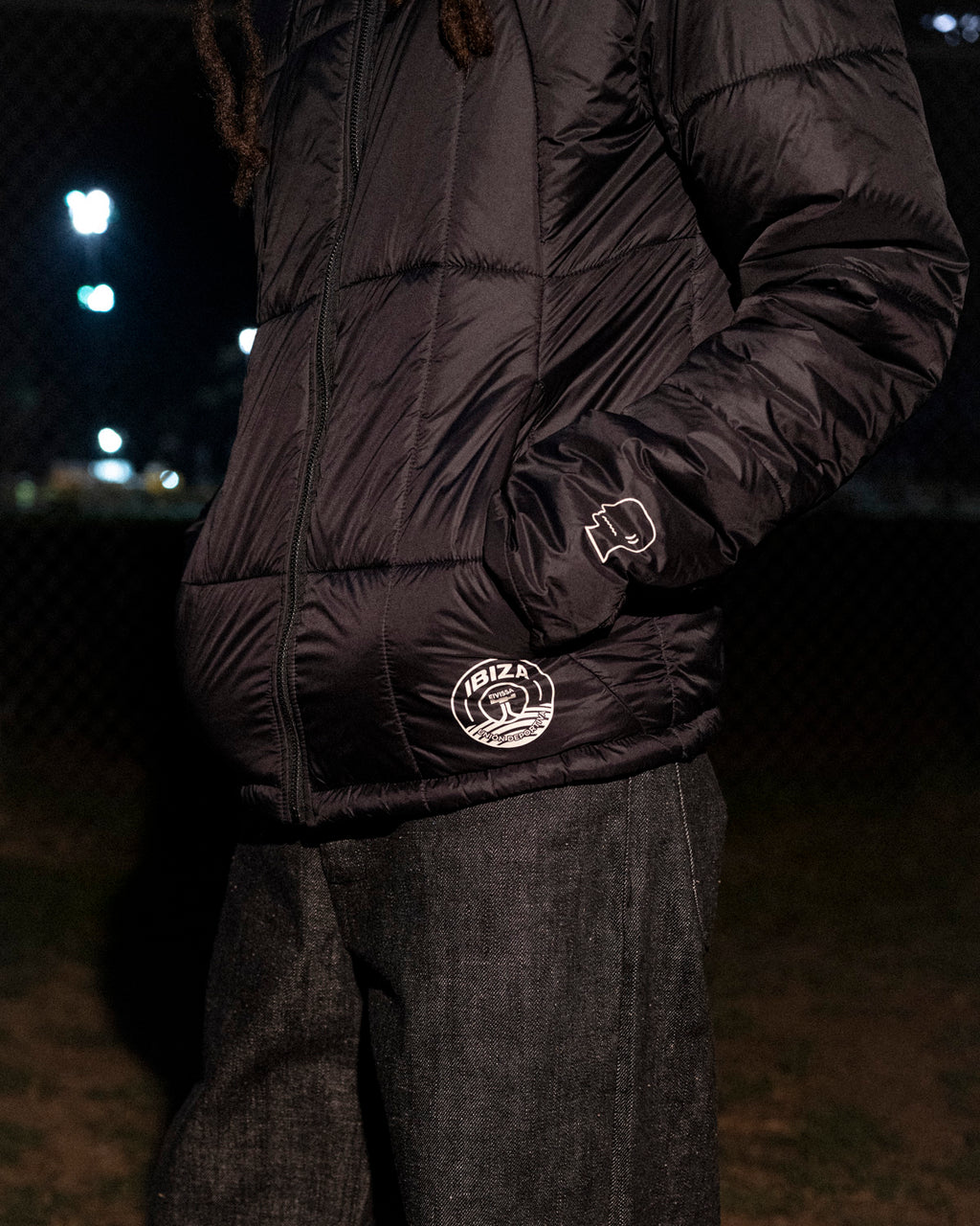 Brain Dead x UD Ibiza Travel Winter Jacket - Navy 4