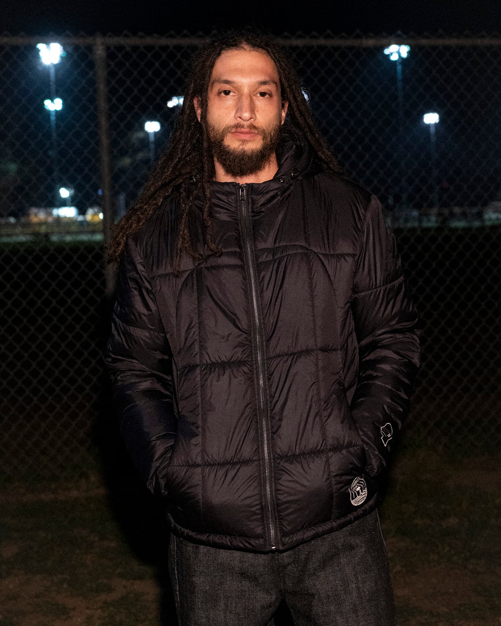 Brain Dead x UD Ibiza Travel Winter Jacket - Navy 2