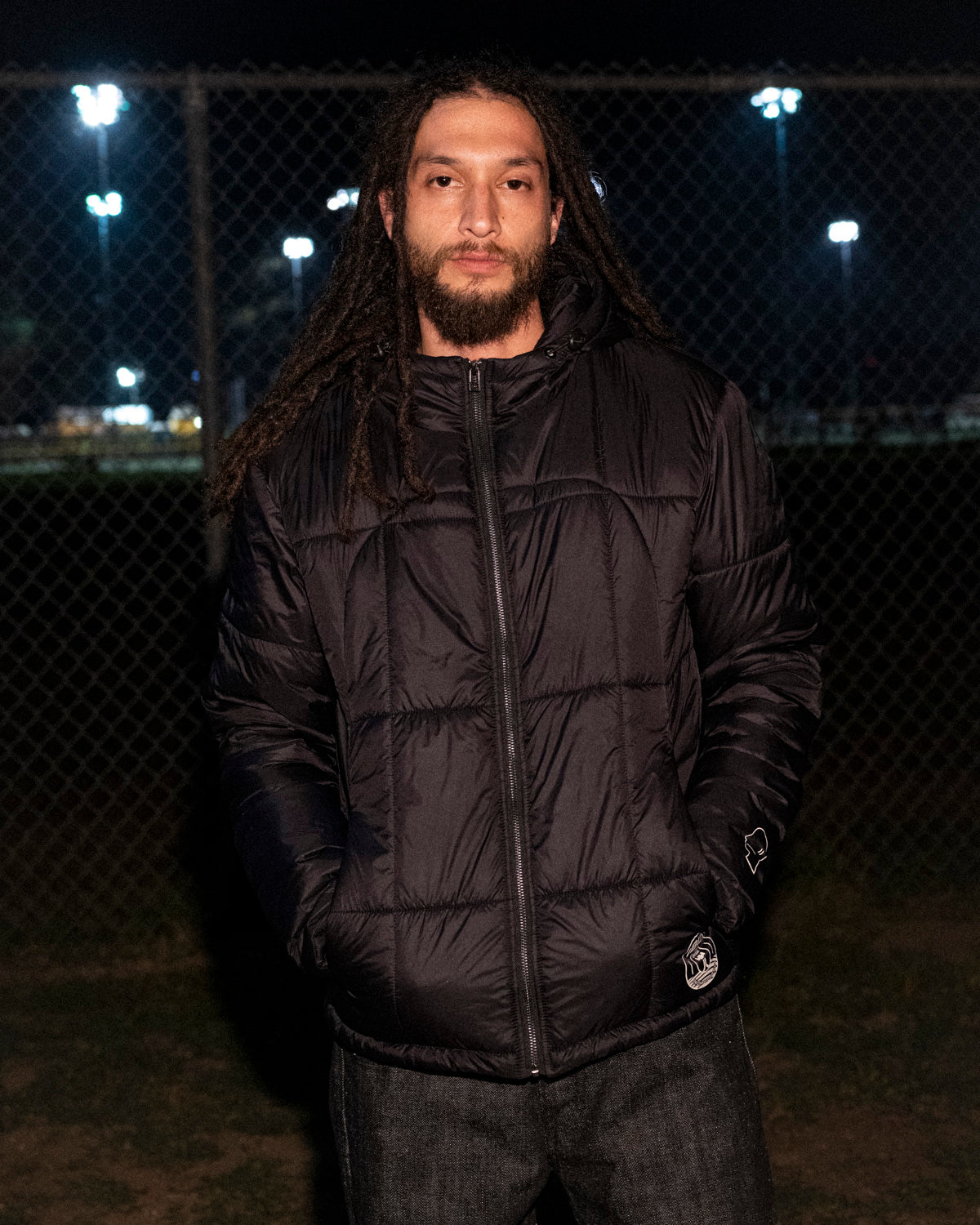 Brain Dead x UD Ibiza Travel Winter Jacket - Navy 2