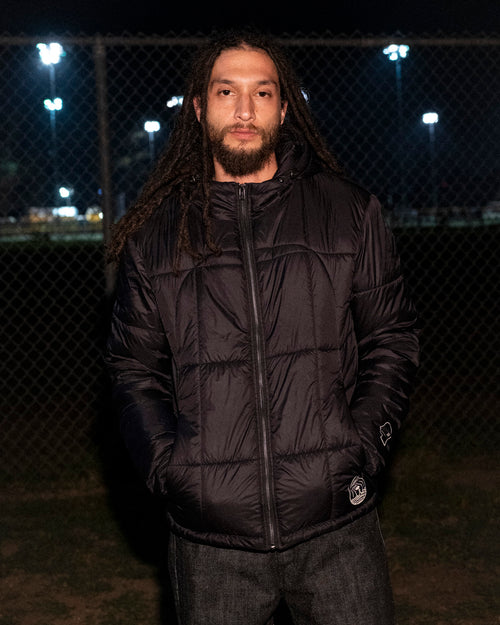 Brain Dead x UD Ibiza Travel Winter Jacket - Navy 2