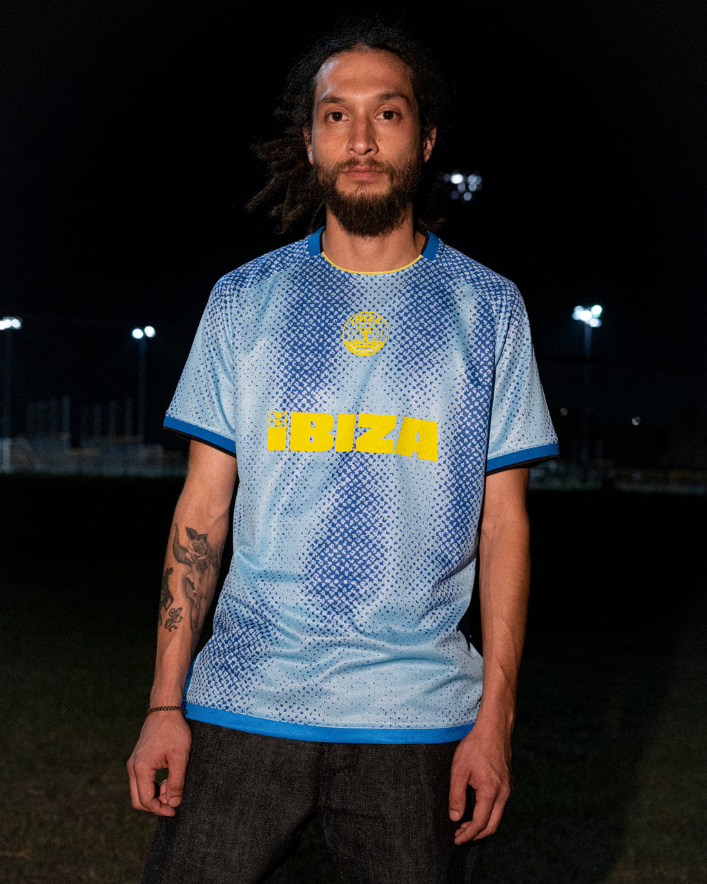 Brain Dead x UD Ibiza Warm Up Jersey - Blue 2