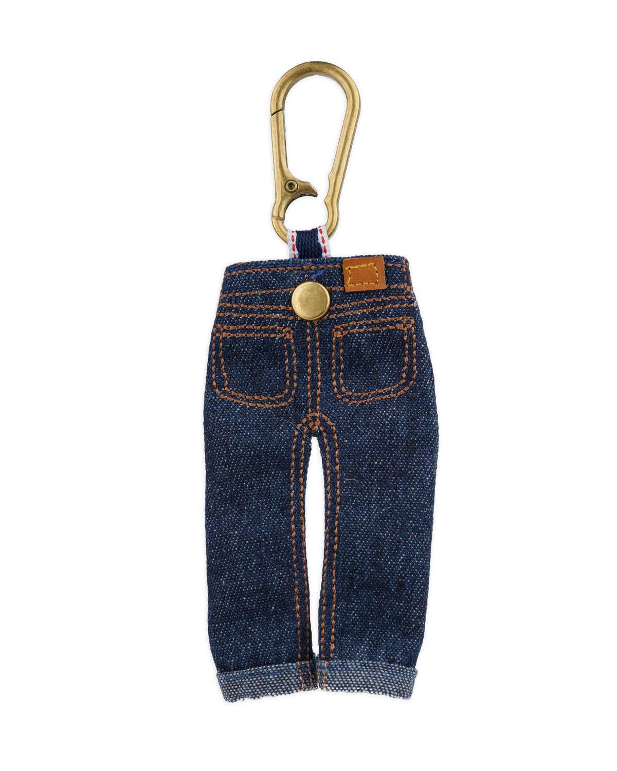 Type 00 Denim Keychain Charm - Indigo 3