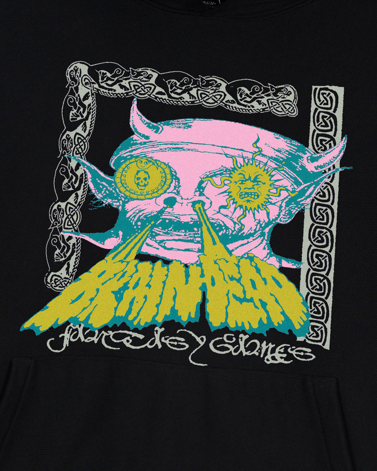 Brain Dead Fantasy Games Hooded Sweatshirt - Black