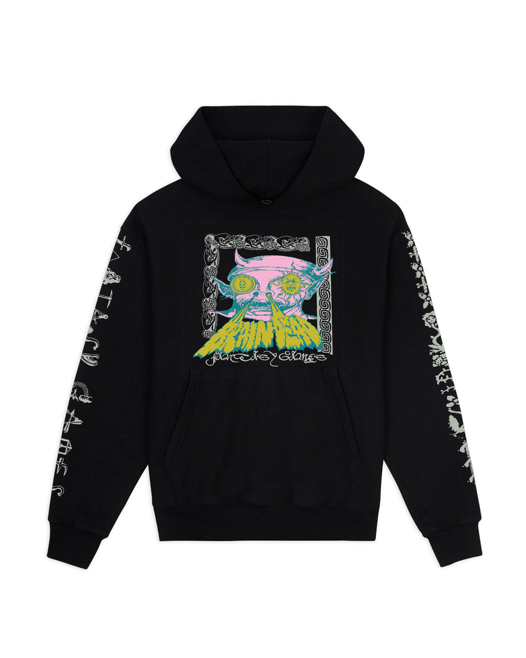 Brain Dead Fantasy Games Hooded Sweatshirt - Black