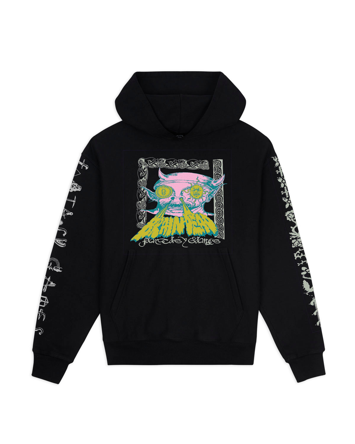 Brain Dead Fantasy Games Hooded Sweatshirt - Black 1
