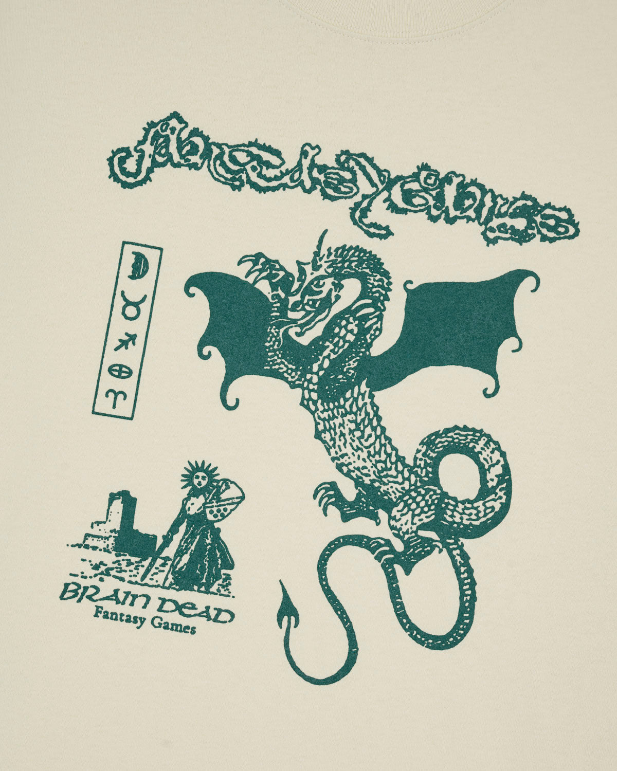 Fantasy Games Wyrm T-shirt - Natural 2