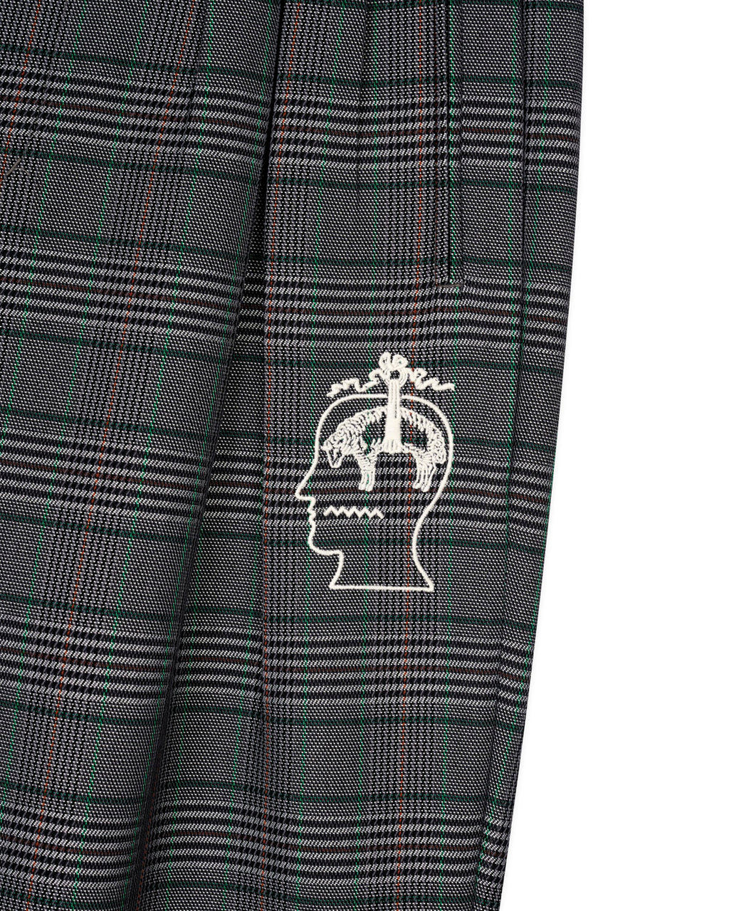 Brooks Brothers California Glen Check Pleated Trouser - Grey 4