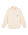 Brooks Brothers California Half Placket Oxford Button Up - Natural