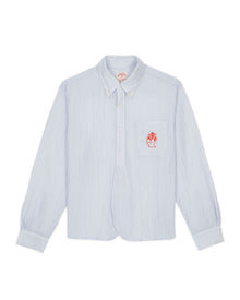 Brooks Brothers California Half Placket Oxford Button Up Shirt - Ice