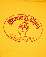 Brooks Brothers California Logo Hoodie - Yellow 3
