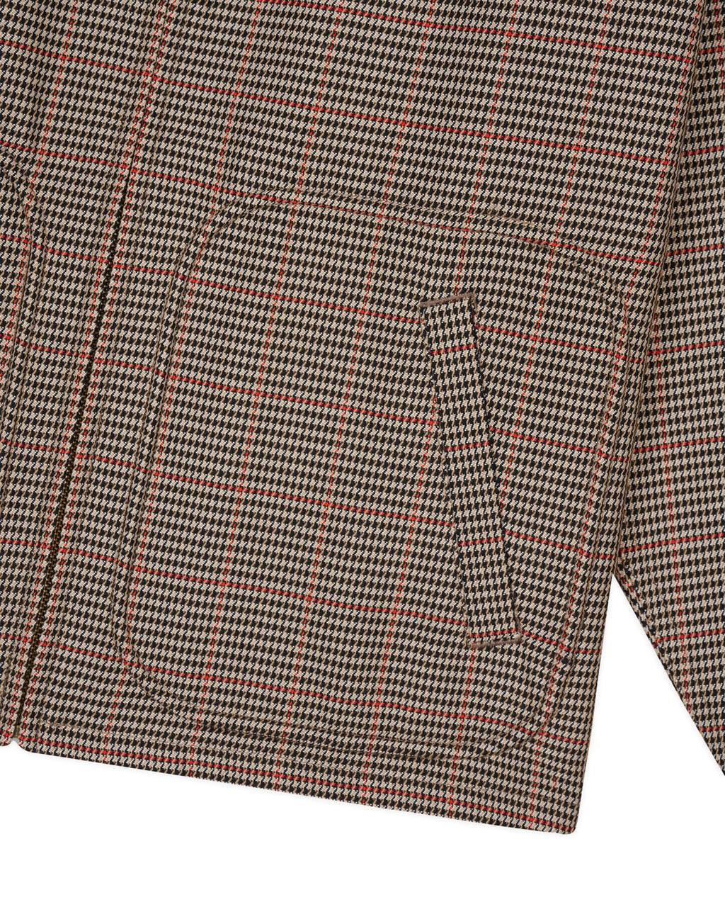 Brooks Brothers California Houndstooth Harrington Jacket - Tan 3