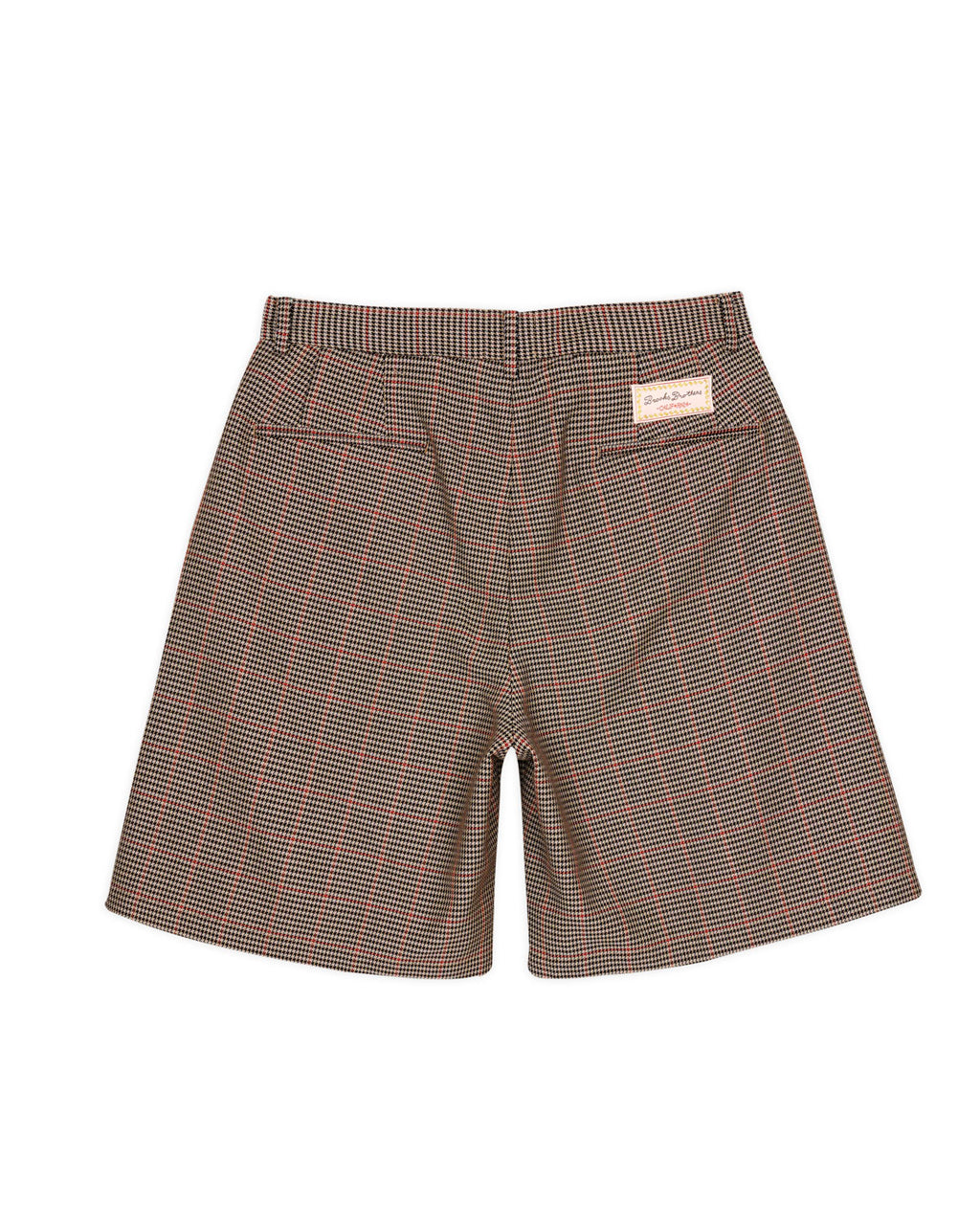 Brooks Brothers California Houndstooth Pleated Shorts - Tan 4