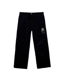 Brooks Brothers California Pleated Corduroy Trouser - Midnight Blue
