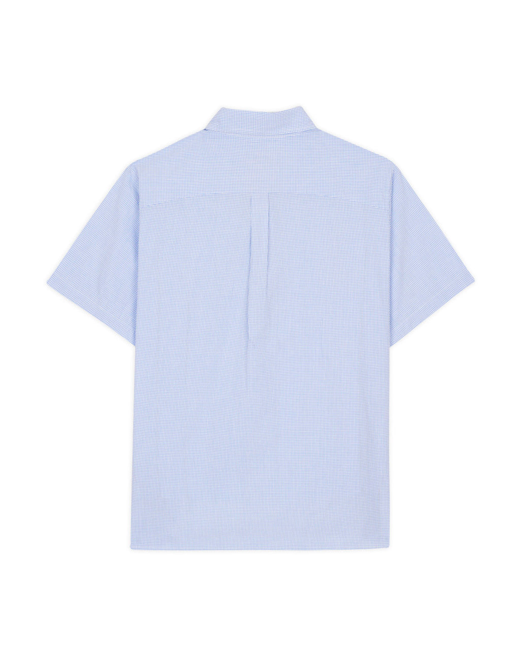 Brooks Brothers California Puckered Short Sleeve Pullover Shirt - Light Blue 4