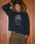 Brooks Brothers California Rolled Neck Sweater - Navy 2