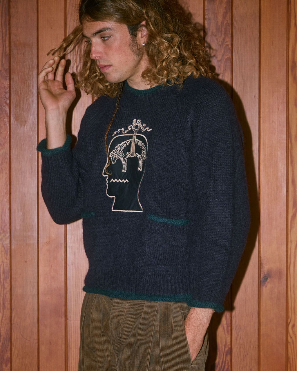 Brooks Brothers California Rolled Neck Sweater - Navy 6