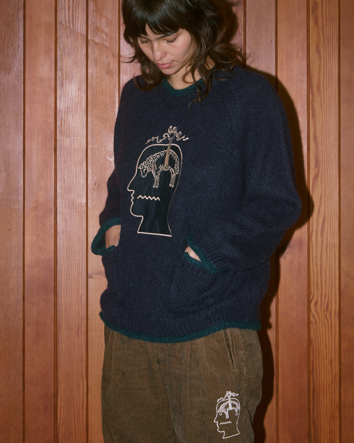 Brooks Brothers California Rolled Neck Sweater - Navy 8